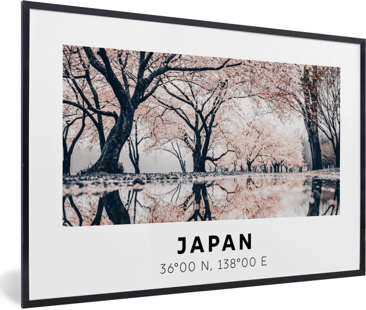 Fotolijst incl. Poster - Sakura - Japan - Lente - 30x20 cm - Posterlijst - PosterMonkey