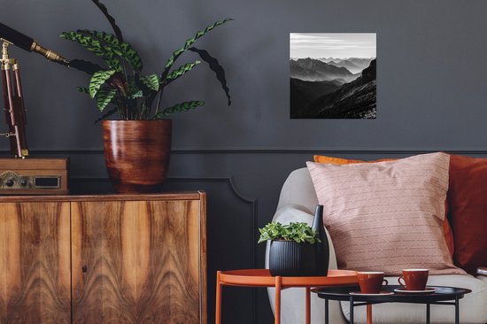 Affiche Montagnes - Nature - Brouillard - 30x30 cm