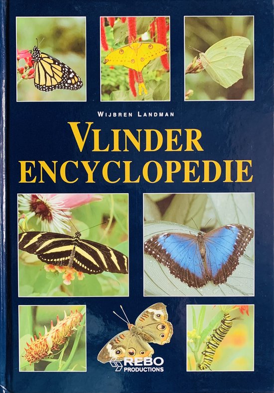 Cover van het boek 'Vlinder encyclopedie' van W. Landman