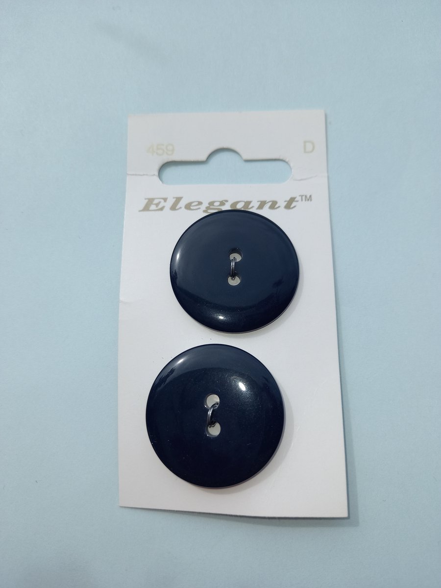 Knoop donkerblauw rond Elegant nr. 459
