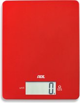 Balance de cuisine ADE KE 1800-1 Balance de cuisine électronique Rectangle de table rouge