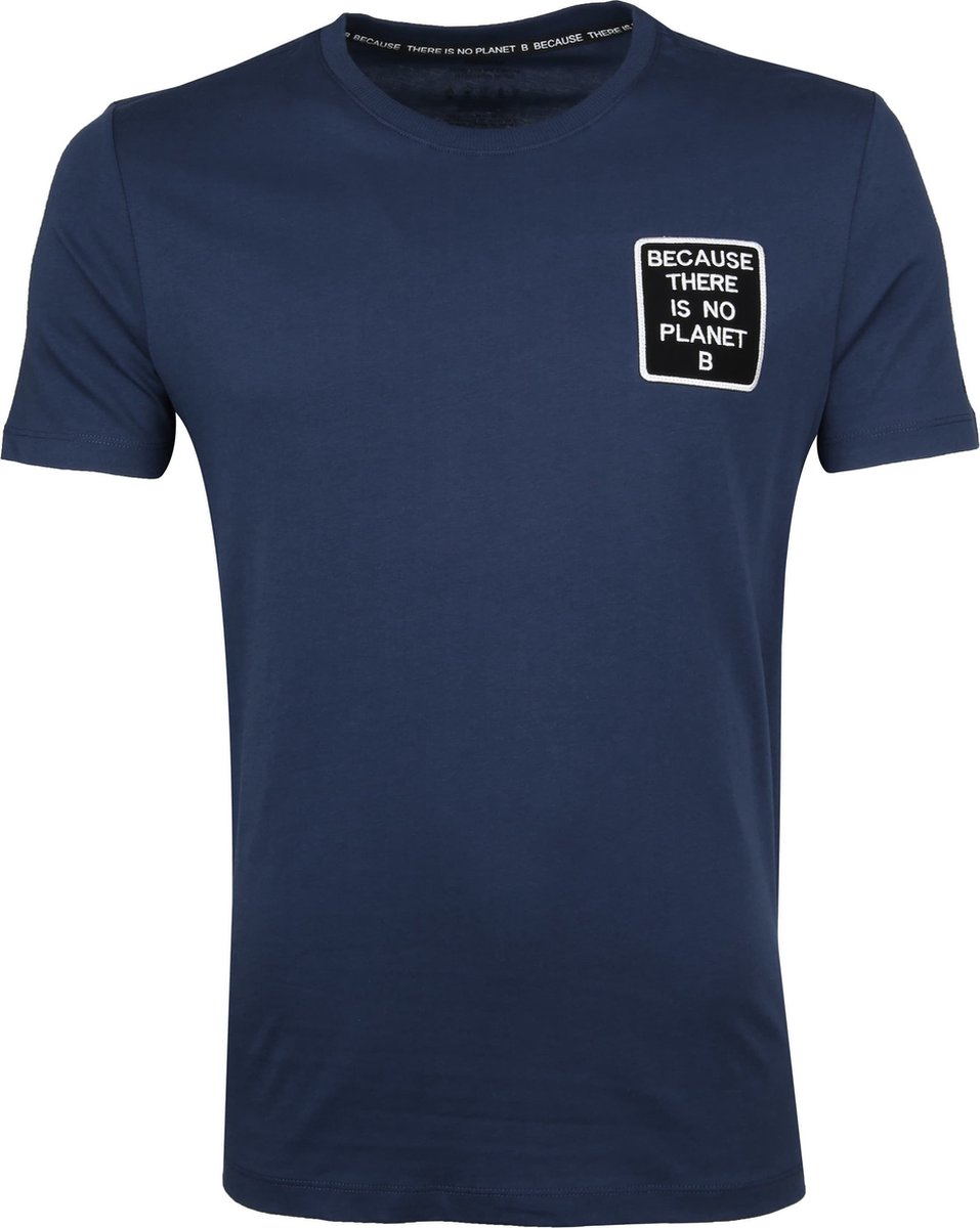 Ecoalf - Natal T-Shirt Navy - Heren - Maat XXL - Modern-fit