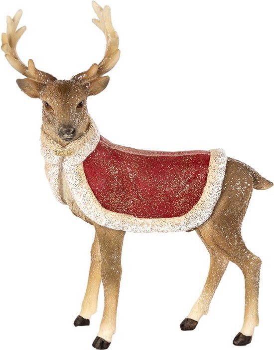 Goodwill Hert-Kersthert met Cape Bruin-Rood 24 cm