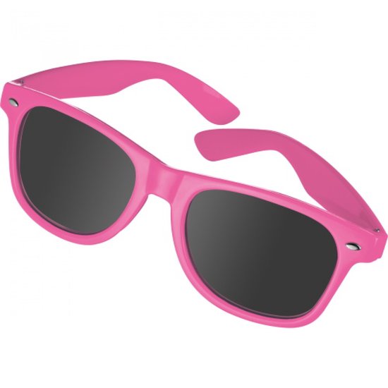 Hidzo Kleuter Zonnebril Roze - UV 400 - Zwarte Glazen