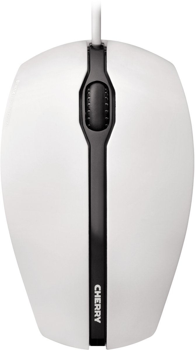 Cherry GENTIX USB Optisch 1000DPI Ambidextrous Zwart, Grijs muis
