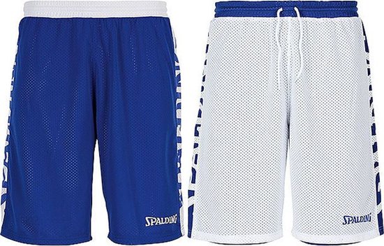 Spalding Essential 2.0 Reversible Short Heren - Royal / Wit | Maat: 4XL