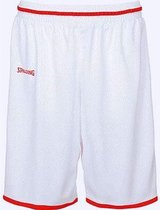 Spalding Move Basketbalshort Heren - Wit / Rood | Maat: 4XL