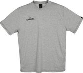 Spalding Team II T-Shirt Kinderen - Grijs Gemeleerd | Maat: 128