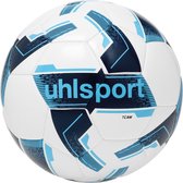 Uhlsport Team (Taille 3) Ballon d'entraînement - Wit / Bleu Marine / Bleu glacier