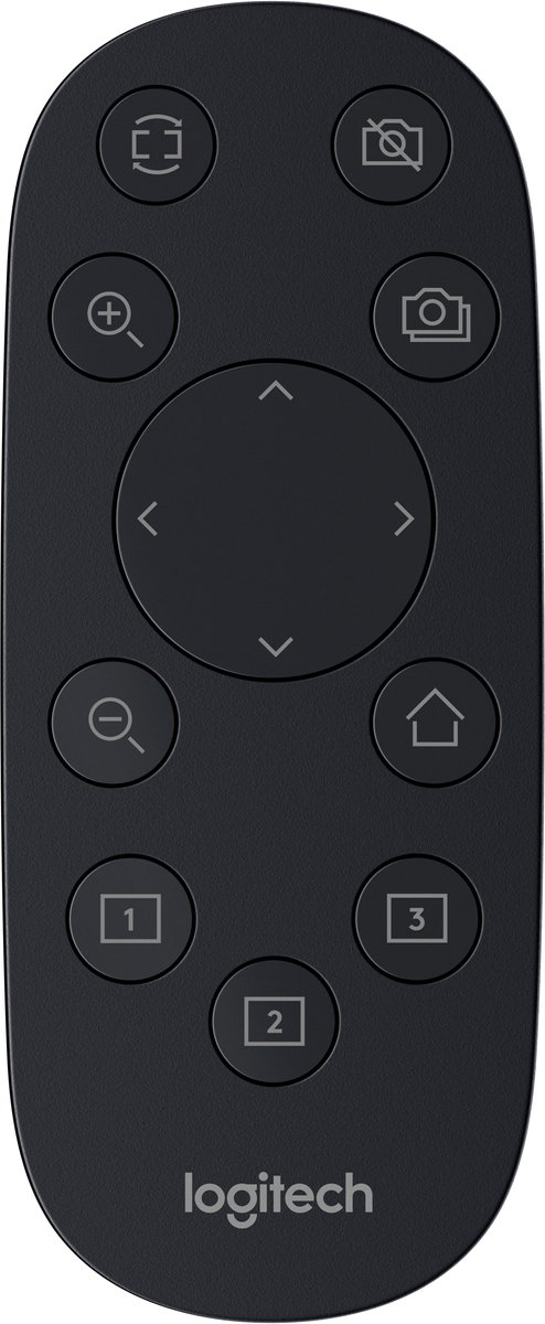Logitech PTZ Pro 2 afstandsbediening RF Draadloos Webcam Drukknopen