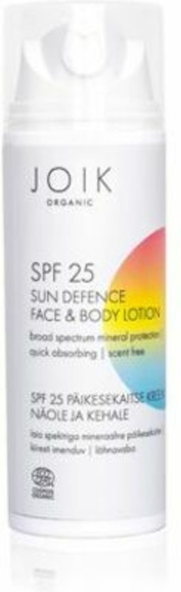 JOIK Organic - Sun Defence Face and Body Lotion SPF25 - 150ml
