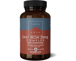Terranova Omschrijving: Easy iron 20 mg complex Inhoud: 100 capsules