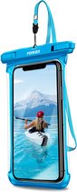 Fonken Waterdicht Telefoonhoesje - Blauw - Waterproof Case