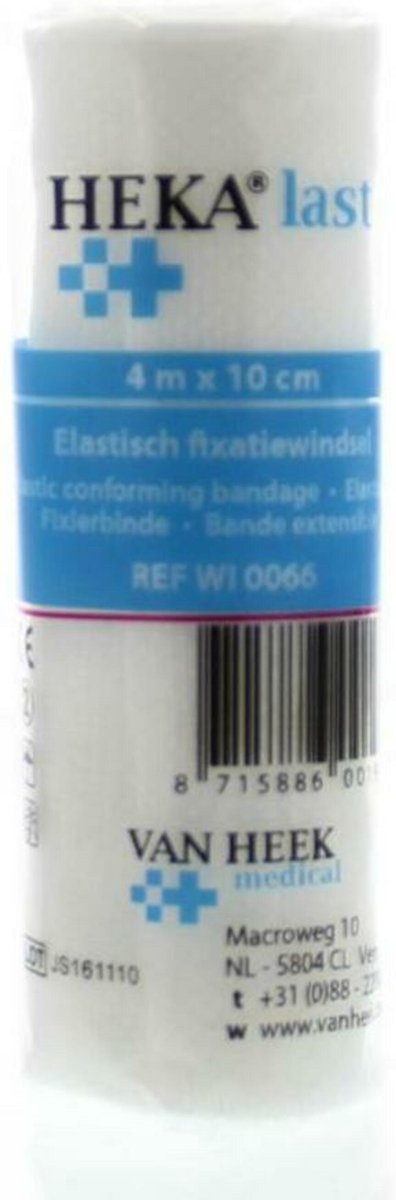 Hekalast Elastisch windsel 4 x 10cm 1 Stuks