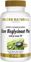 Golden Naturals IJzer Bisglycinaat Plus (60 veganistische capsules)