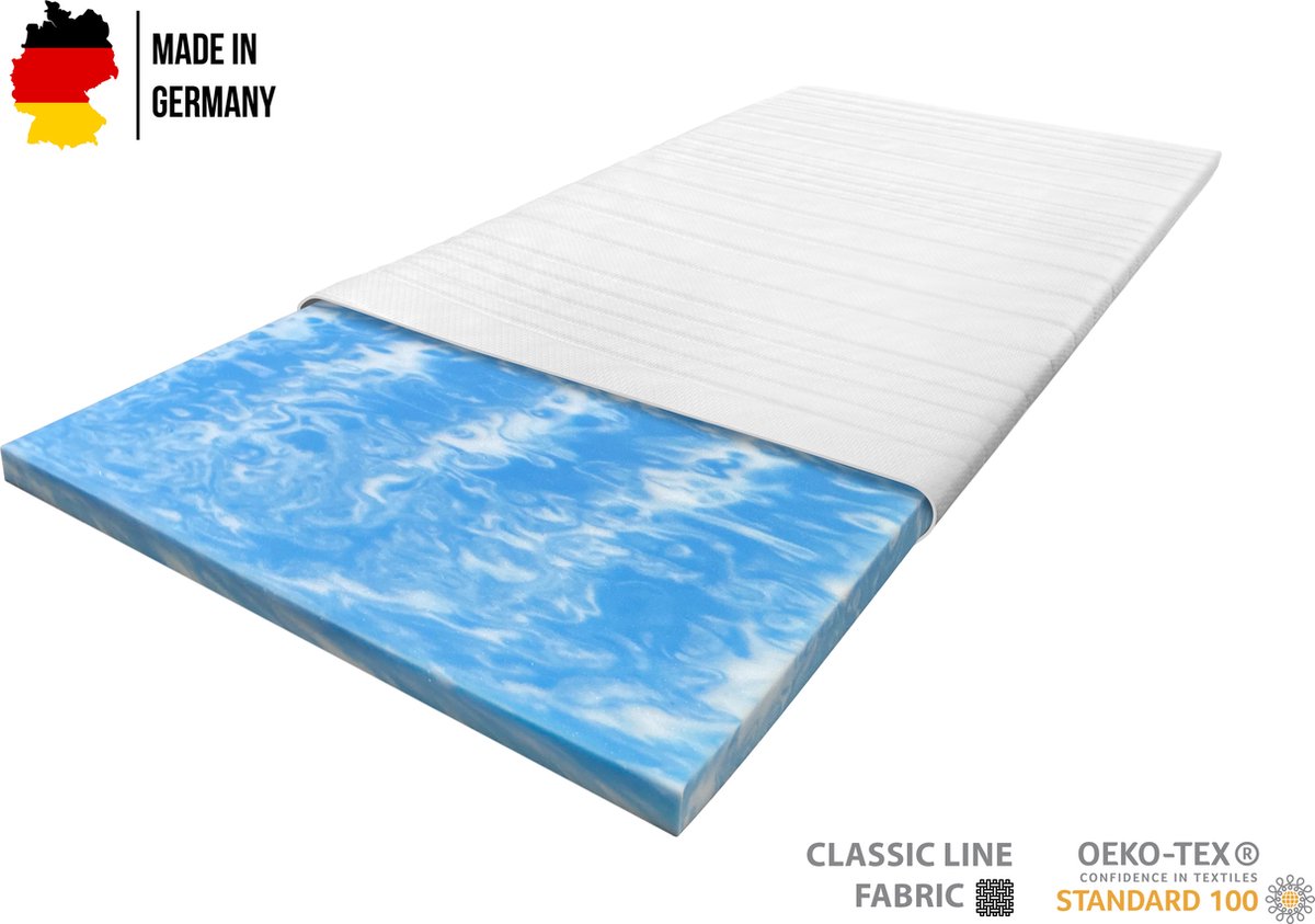 Boxspring Xpert Topper - Classic Topdekmatras - Hybride Koudschuim topper - 100x220