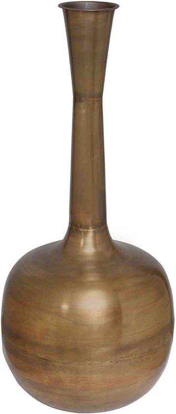 Vase PTMD Rika Antique - H92 x Ø38 cm - Fer - Koper