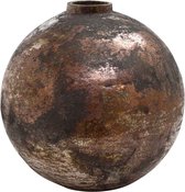Vase Rond Archer PTMD - H20 x Ø20 cm - Glas - Koper