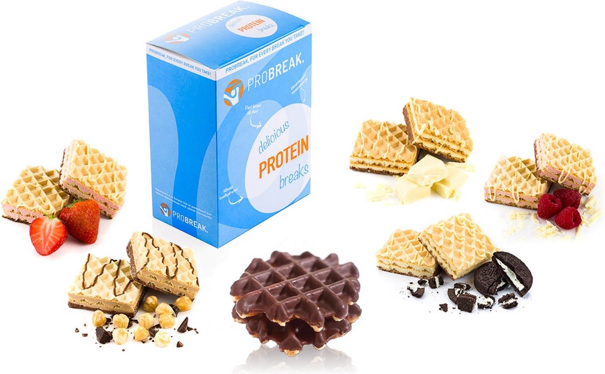 Goedkoopste Novashops Proteïne & Koolhydraatarme Maaltijdvervangers | Eiwitrijke Wafels (28 Wafels