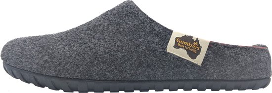 Outback Slof - Charcoal & Red [UK 4 | EU 37]