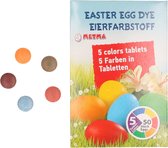 Paasei verf kleurtabletten ca. 50 eieren - Pasen knutselartikelen - Eieren beschilderen