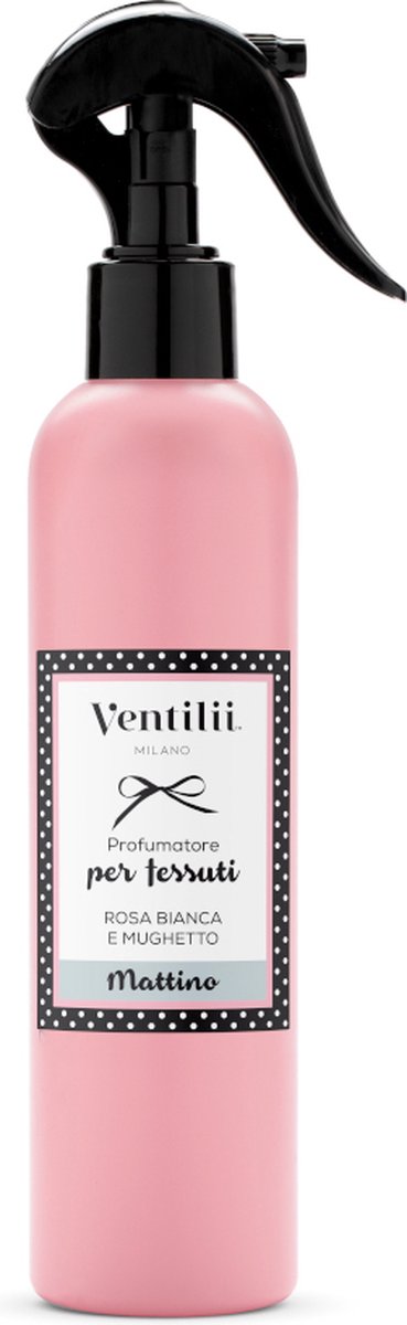 Roomspray Mattino 250ml – Ventilii Milano® | Huisparfum interieurspray geurverspreider textielverfrisser
