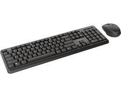 Trust TKM-350 toetsenbord Inclusief muis Universeel RF Draadloos AZERTY Frans Zwart