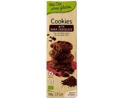 Ma Vie Sans Gluten Koekjes met pure chocolade 150 gram