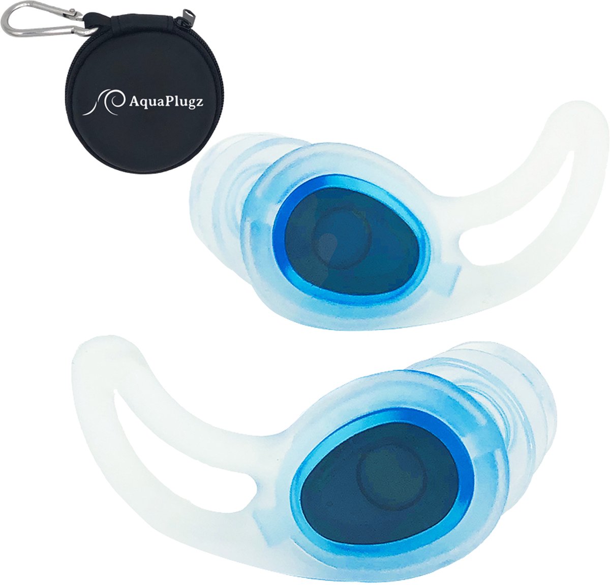 AquaPlugz X4 Surf & Swim Oordoppen | Waterdicht Oordopjes voor Zwemmen, Surfen, Suppen, Kitesurfen, Golfsurfen en andere Watersporten | Houd droge oren en voorkom een surfersoor | Verbeterde Pasvorm | Inclusief extra maten door verwisselbare Wings — afbeelding 6