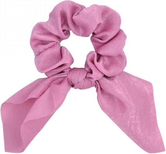 3 stuks - scrunchies - haar scrunchies - donker roze