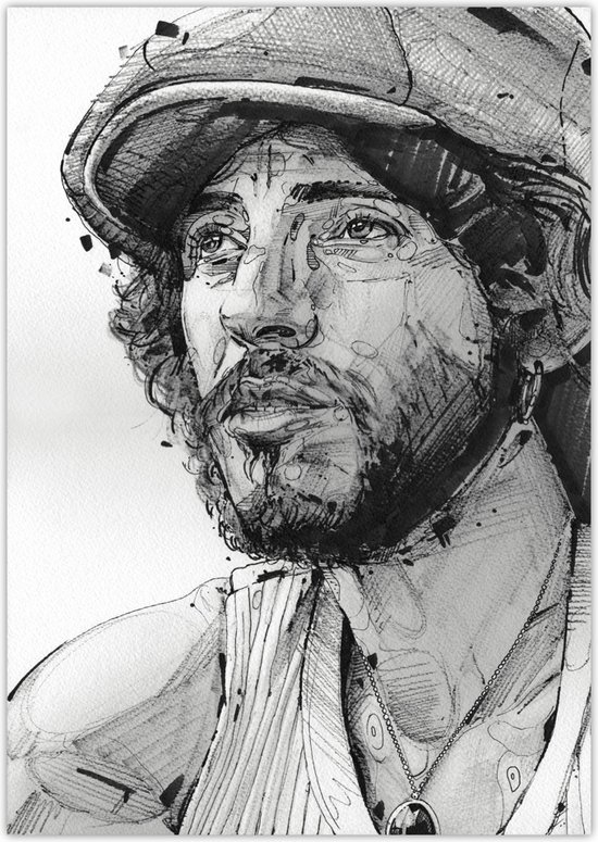 Bruce Springsteen - canvas - 70 x 100 cm