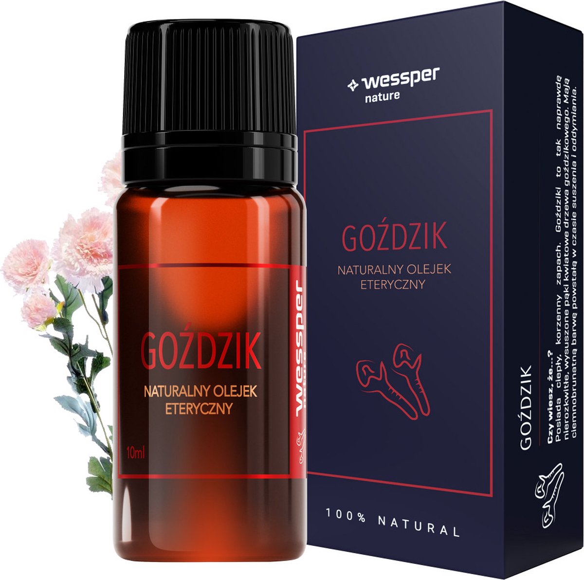Goedkoopste Wessper Anjer Olie | Etherische Olie | Essentiële Olie voor Aromatherapie | Geurolie | Aroma Olie | Aroma Diffuser Olie | Anjerolie - 10ml