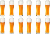 Professionele Bierglazen - (12 stuks) - 300ml - Bierglas - Bier - Glas - 30cl/0.3L - Pils - Glazen set - Hoogwaardige Kwaliteit - Vaasje - Speciaal Bier - Weizen