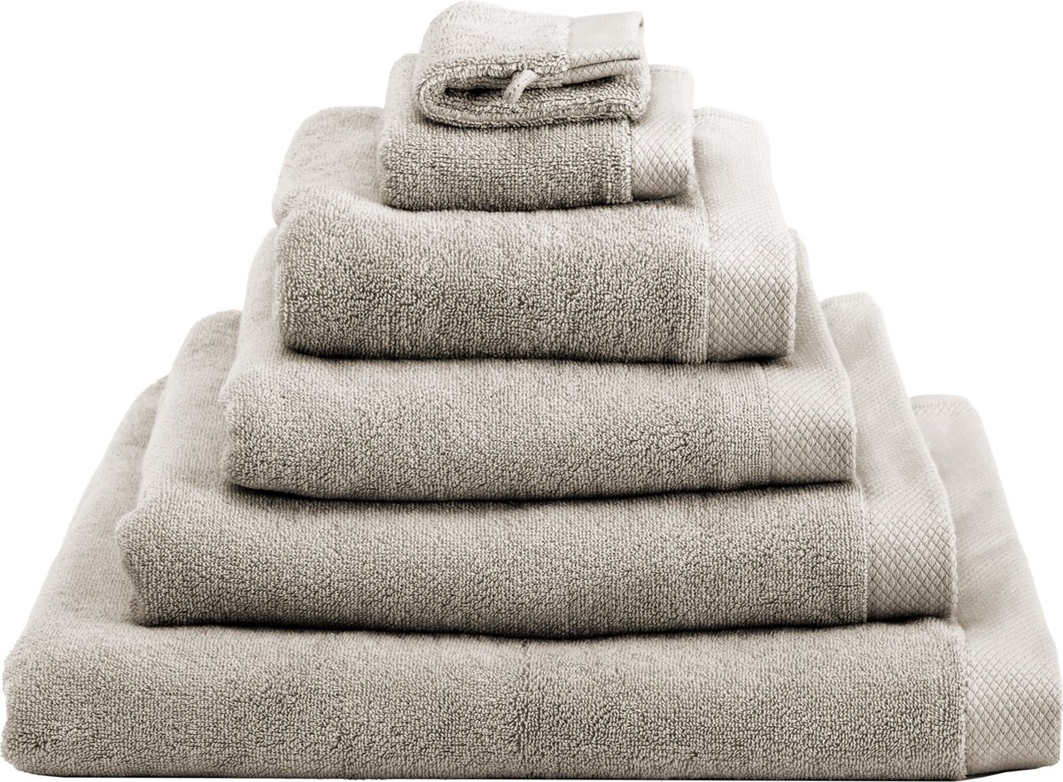 Heckett & Lane Handdoekenset Bath Premium Taupe 50 x 100 cm