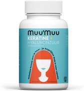 Muu'Muu Haar Vitamines Volume, Dikker en Steviger Haar - 60 capsules van Premium kwaliteit - Beste oplossing voor meer Volume met Dikker en Steviger haar!