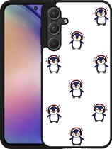 Cazy Hardcase Hoesje geschikt voor Samsung Galaxy A55 Penguin Chillin