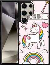 Cazy Hardcase Hoesje geschikt voor Samsung Galaxy S24 Ultra Unicorn Time