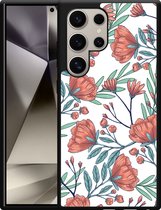 Cazy Hardcase Hoesje geschikt voor Samsung Galaxy S24 Ultra Poppy Roses