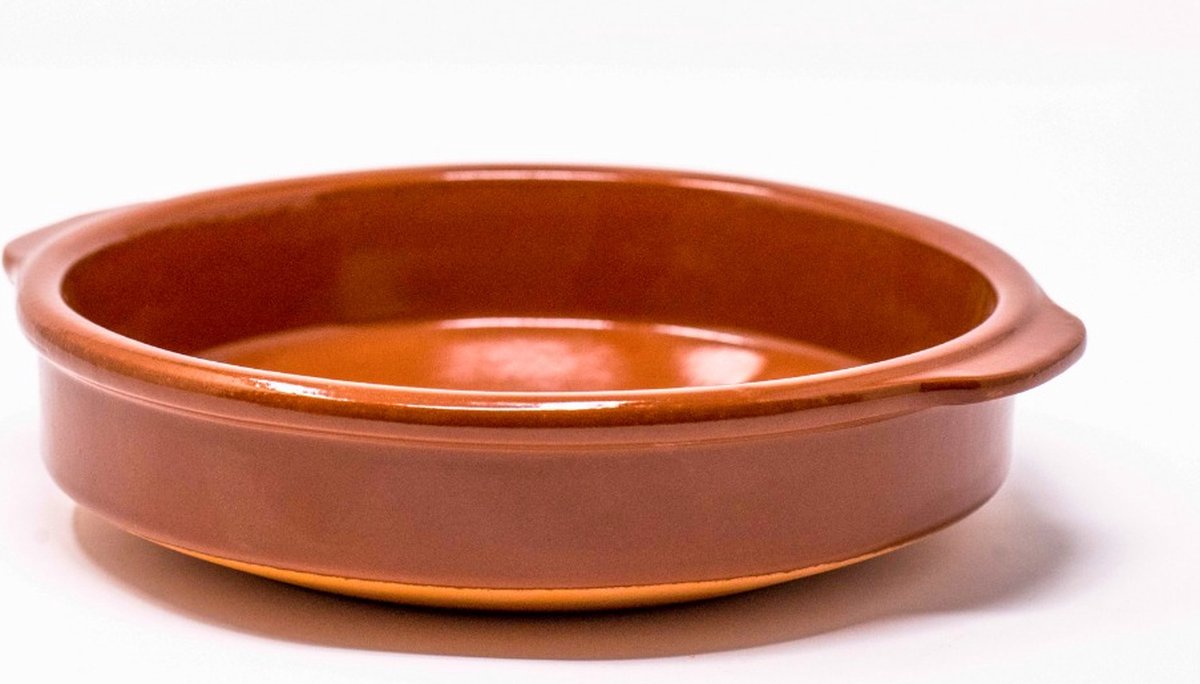 Aardewerk Stoofschotel, Ovenschaal, Cazuela, 23cm met handvaten, CN230R