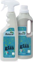Anura Voordeelverpakking - Glasreiniger - Sprayflacon + Refill