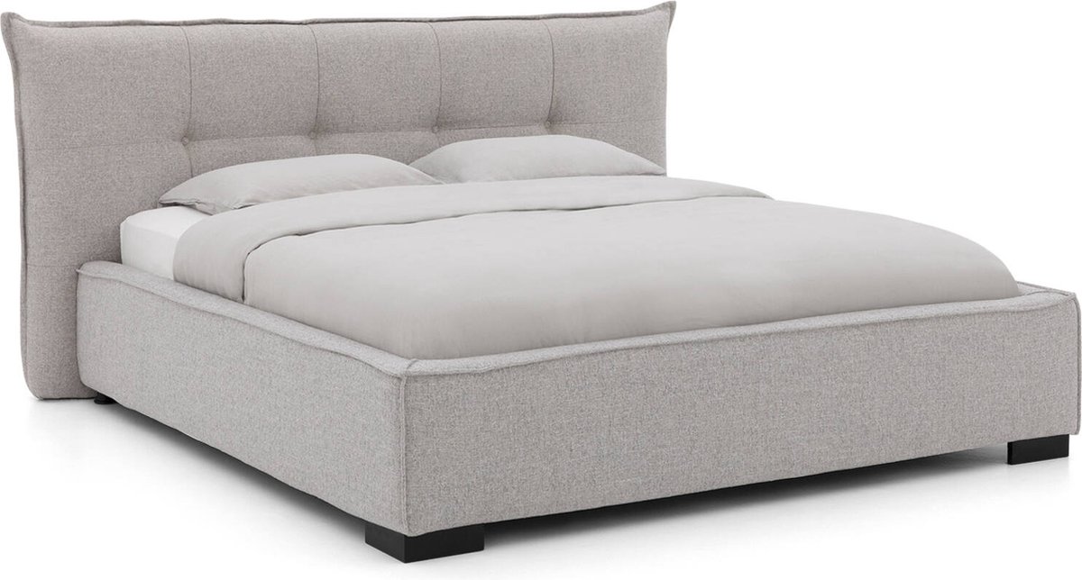 Goossens Bedframe Bolzano, 180 x 210 cm Stof Oasis shell 196