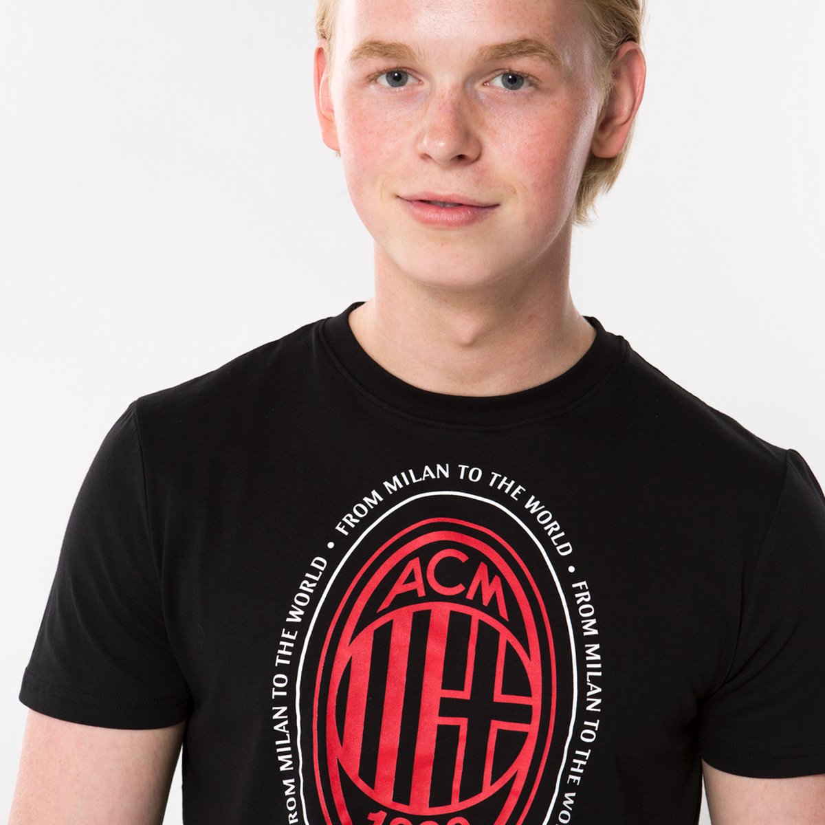 AC Milan logo t-shirt senior - Maat M - maat M