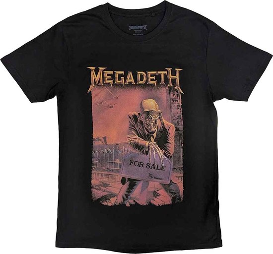 T-shirt Officiel Megadeth Peace Sells - Taille XL, Licence Rock Off