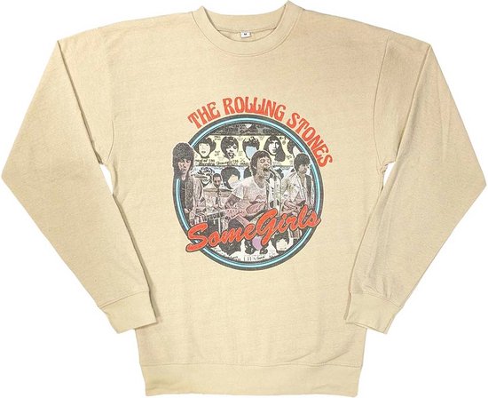 The Rolling Stones - Some Girls Circle Sweater/trui - M - Creme