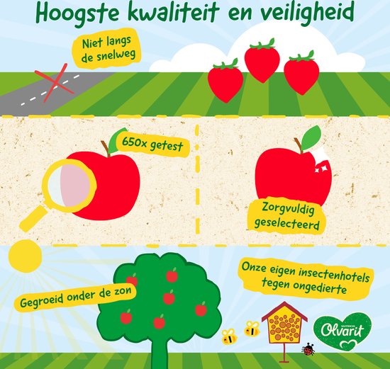 Olvarit Fruithapje 4+ Maanden - Appel Mango Banaan - 6 x 125g van Olvarit — afbeelding 3