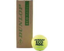 Dunlop Eco Padel padelballen, 3 stuks