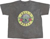 Guns N' Roses - Classic Logo Heren T-shirt - M - Grijs