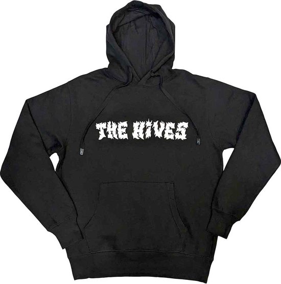 The Hives - Sweat à capuche/pull avec logo Flames - 2XL - Zwart