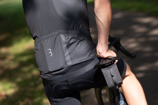 BBB Cycling ComfortFit R - Duurzaam Fietsshirt Heren Korte Mouw - 15-25 °C - Ademend MTB en Wielrenshirt - 3 Achterzakken - Zwart van BBB Cycling — afbeelding 3