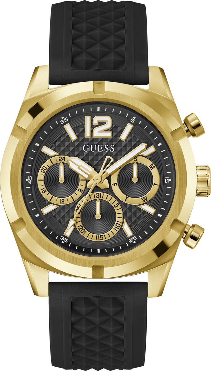 Guess Watches GW0729G2 Horloge Zwart Goud